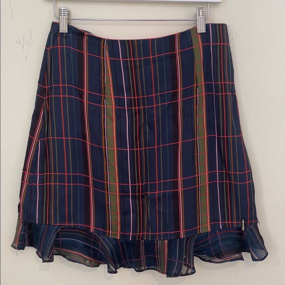Plaid A-Line Skirt